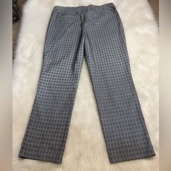 Hilary Radley sz xl women’s gray plaid checkered wide waistband pull on pant0639 - Picture 4 of 6